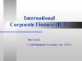 International Corporate Finance (ICF) PowerPoint PPT Presentation