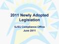 SJSU Compliance Office PowerPoint PPT Presentation