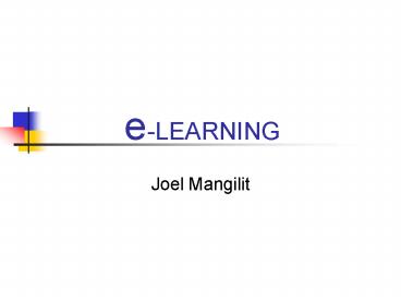 e-LEARNING