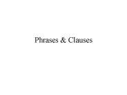 Phrases