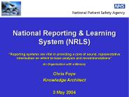 National Reporting