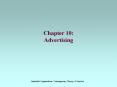 Chapter 10: Advertising PowerPoint PPT Presentation