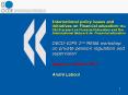 International policy issues and initiatives on Financial education: the OECD project on Financial Education and the International Network for Financial education  OECD-IOPS 2nd MENA workshop on private pension regulation and supervision  Amman, 1-2 PowerPoint PPT Presentation