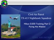 Nikon D200 Training Part 2 Flying the Mission
