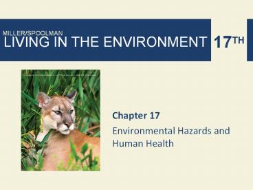 Environmental Hazards and Human Health
