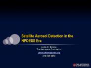 Satellite Aerosol Detection in the NPOESS Era