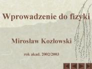 Wprowadzenie do fizyki