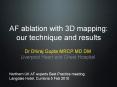 AF ablation with 3D mapping: our technique and results PowerPoint PPT Presentation