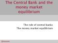 The Central Bank and the money market equilibrium PowerPoint PPT Presentation