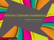 Kitchen Cabinets Installation in Brampton