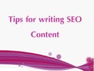 Tips for Writing SEO Content