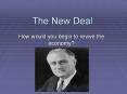 The New Deal PowerPoint PPT Presentation