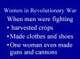 Women in Revolutionary War PowerPoint PPT Presentation