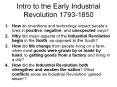 Intro to the Early Industrial Revolution 1793-1850 PowerPoint PPT Presentation