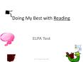 Doing My Best with Reading PowerPoint PPT Presentation