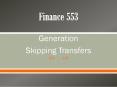 Finance 553 PowerPoint PPT Presentation