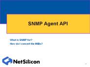 SNMP Agent API