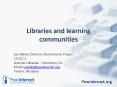 Libraries and learning communities PowerPoint PPT Presentation