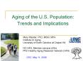 Aging of the U.S. Population: Trends and Implications PowerPoint PPT Presentation