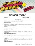 BIOLOGIA (TARDE) PowerPoint PPT Presentation