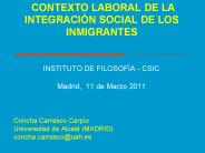CONTEXTO LABORAL DE LA INTEGRACI