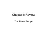 Chapter 8 Review