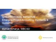 GHG PROTOCOL INITIATIVE