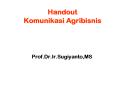 Handout Komunikasi Agribisnis PowerPoint PPT Presentation