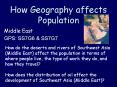 How Geography affects Population PowerPoint PPT Presentation