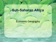 Sub-Saharan Africa