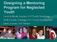 Designing a Mentoring Program for Neglected Youth PowerPoint PPT Presentation