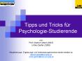 Tipps und Tricks f PowerPoint PPT Presentation