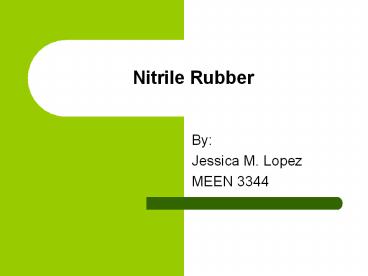 Nitrile Rubber