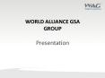 WORLD ALLIANCE GSA GROUP PowerPoint PPT Presentation