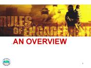 Rules of Engagement: An Overview