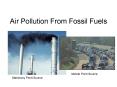 Air Pollution From Fossil Fuels PowerPoint PPT Presentation