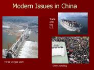 Modern Issues in China