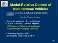 Model-Relative Control of Autonomous Vehicles PowerPoint PPT Presentation