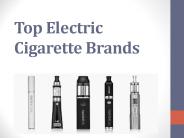 Top Electric Cigarette Brands