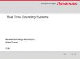 Real Time Operating Systems PowerPoint PPT Presentation