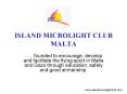 ISLAND MICROLIGHT CLUB MALTA PowerPoint PPT Presentation
