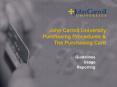 John Carroll University Purchasing Procedures PowerPoint PPT Presentation
