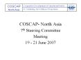COSCAP- North Asia PowerPoint PPT Presentation