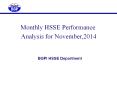 Analysis for November,2014 PowerPoint PPT Presentation