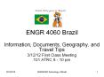 ENGR 4060 Brazil PowerPoint PPT Presentation