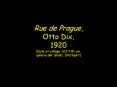 Rue de Prague, Otto Dix, 1920 (huile et collage, 101 X 81 cm, galerie der Stadt, Stuttgart) PowerPoint PPT Presentation