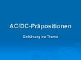 AC/DC-Pr PowerPoint PPT Presentation