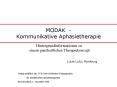 MODAK - Kommunikative Aphasietherapie PowerPoint PPT Presentation