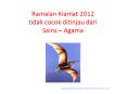 Ramalan Kiamat 2012 tidak cocok ditinjau dari Sains  PowerPoint PPT Presentation