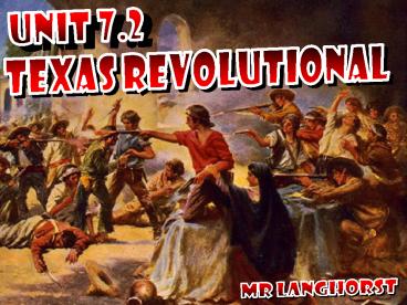 TEXAS REVOLUTIONAL